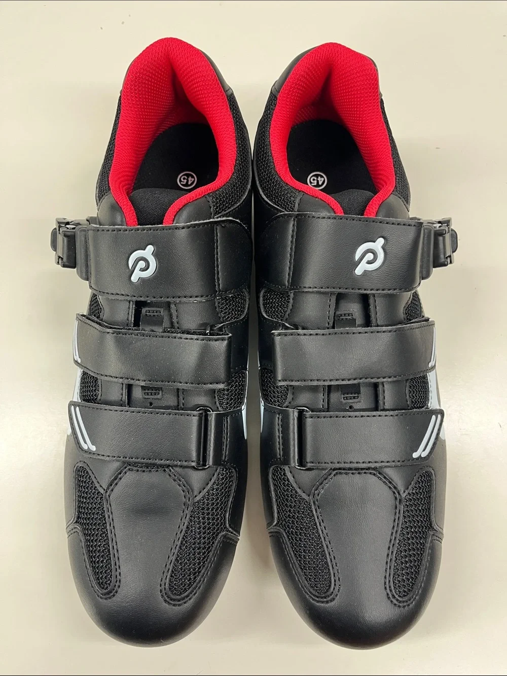 New Peleton Cycling Shoes in Black Size 45 (No Hardware included)